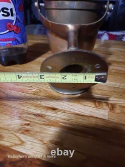 Vintage SHERWOODS Nautical Brass Weighted Gimbal Oil Lamp Birmingham England