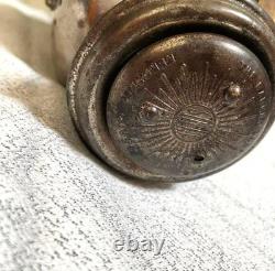 Vintage SOLAR Brass Bicycle Lantern Oil Lamp Bike Headlight Antique