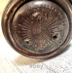 Vintage SOLAR Brass Bicycle Lantern Oil Lamp Bike Headlight Antique