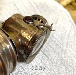 Vintage SOLAR Brass Bicycle Lantern Oil Lamp Bike Headlight Antique Vintage SOLAR Brass Bicycle Lantern Oil Lamp Bike Headlight Antique