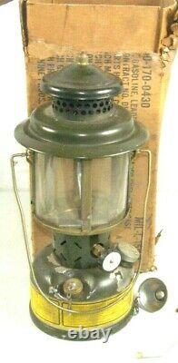 Vintage S. M. P. Military Grade gasoline MIL-L-1594L Lantern 1980 Camping Lamp