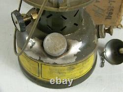 Vintage S. M. P. Military Grade gasoline MIL-L-1594L Lantern 1980 Camping Lamp