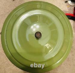 Vintage Sears Avocado Green Lantern 72242 Original Pyrex Globe 12/72 By Coleman