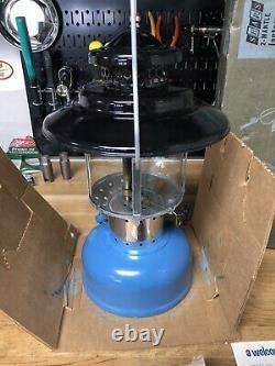 Vintage Sears Coleman, Blue Model 476-74070, Double Mantle Gas Lantern 6/67