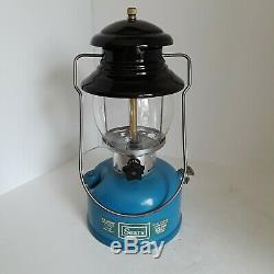 Vintage Sears Coleman Lantern 5-1969 Blue Black Model 476.72211Single Mantle