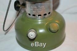 Vintage Sears Model 72325 Avocado Double Mantle Camping Lantern 2/74