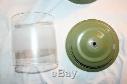 Vintage Sears Model 72325 Avocado Double Mantle Camping Lantern 2/74