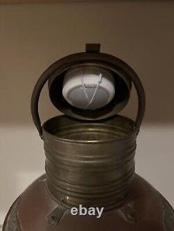 Vintage Ships Light Port & Starboard Oil Kerosene Rare 5 Lens Marine Lantern