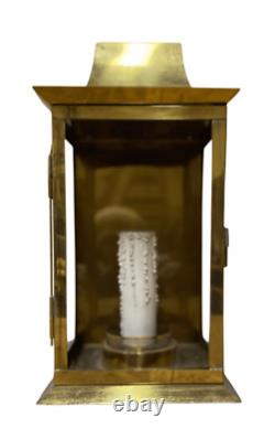 Vintage Solid Brass Pagoda Outdoor Wall Lantern Sconse Light