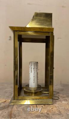Vintage Solid Brass Pagoda Outdoor Wall Lantern Sconse Light
