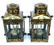 Vintage Style Pair Of Antique Decorative Kerosene Oil Lantern Desk Lamp new gift
