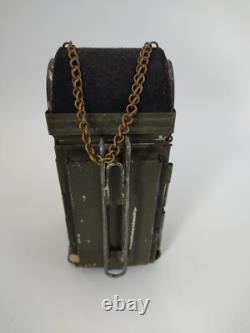 Vintage Swiss Army Dismountable Lantern with Candles WW1 1900 Infantry