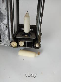 Vintage Swiss Army Dismountable Lantern with Candles WW1 1900 Infantry