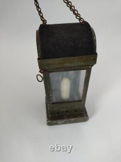 Vintage Swiss Army Dismountable Lantern with Candles WW1 1900 Infantry