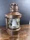Vintage TOPLICHT Copper Lantern Nautical Maritime Ship Navigation Light 14