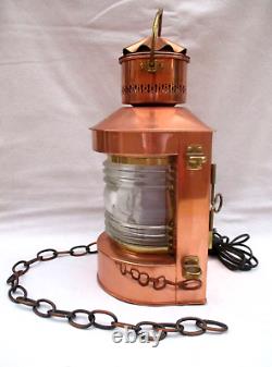 Vintage Toplicht Nautical Dock Light Electric Lantern Corded Hanging/table Lamp