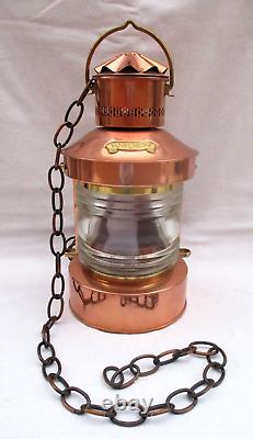 Vintage Toplicht Nautical Dock Light Electric Lantern Corded Hanging/table Lamp