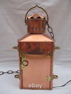 Vintage Toplicht Nautical Dock Light Electric Lantern Corded Hanging/table Lamp