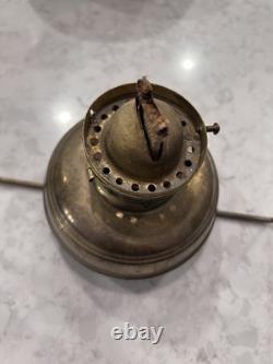 Vintage Viking Brass Ship Lantern Nautical Hanging Oil Lamp With 6 Inch Chimney