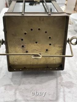Vintage Viking Brass Ship Lantern Nautical Hanging Oil Lamp With 6 Inch Chimney