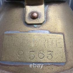 Vintage WT George & Co. Meteorite 9563 Brass Signal Lantern Made In England