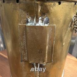 Vintage WT George & Co. Meteorite 9563 Brass Signal Lantern Made In England