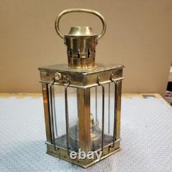 Vintage Wedge Brass Lantern