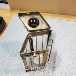 Vintage Wedge Brass Lantern