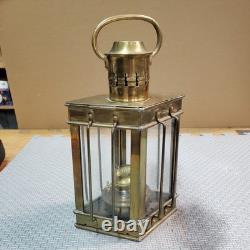 Vintage Wedge Brass Lantern