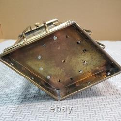 Vintage Wedge Brass Lantern