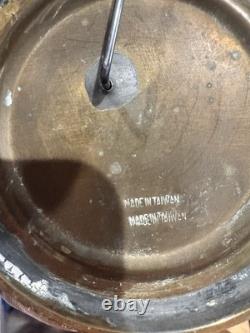 Vintage Weems & Plath 10 Solid Brass Yacht Lamp Oil Lantern Model 700 Maritime