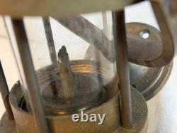 Vintage Weems & Plath Brass Yacht Lamp Oil Lantern with Gimbal