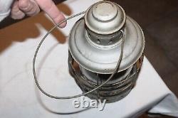 Vintage Wilcox Crittenden & Co. Nautical Hurricane Tested Marine Lantern Light