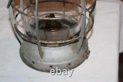 Vintage Wilcox Crittenden & Co. Nautical Hurricane Tested Marine Lantern Light
