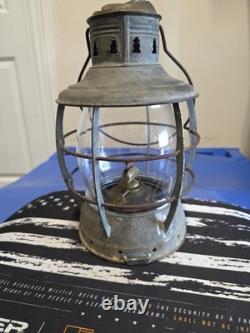 Vintage Wilcox Crittenden & Co. Nautical One Of A Kind Marine Lantern Light