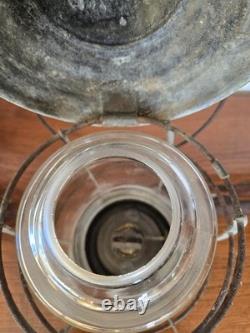 Vintage Wilcox, Crittendon Nautical Marine Lantern. 11 Tall Glass Globe