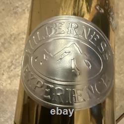 Vintage Wilderness Experience Brass Candle Lantern Camping Extremely Rare