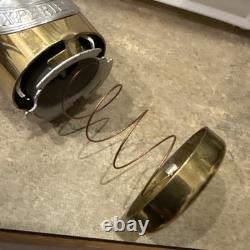 Vintage Wilderness Experience Brass Candle Lantern Camping Extremely Rare