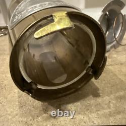 Vintage Wilderness Experience Brass Candle Lantern Camping Extremely Rare