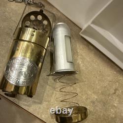 Vintage Wilderness Experience Brass Candle Lantern Camping Extremely Rare