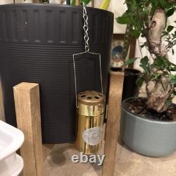 Vintage Wilderness Experience Brass Candle Lantern Camping Extremely Rare