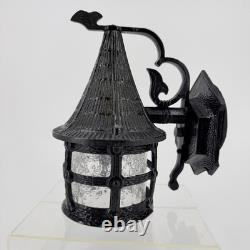 Vintage Witches Hat Tudor Gothic Lantern Style Porch Light Fixture