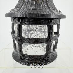 Vintage Witches Hat Tudor Gothic Lantern Style Porch Light Fixture