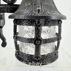 Vintage Witches Hat Tudor Gothic Lantern Style Porch Light Fixture