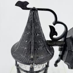 Vintage Witches Hat Tudor Gothic Lantern Style Porch Light Fixture