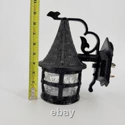 Vintage Witches Hat Tudor Gothic Lantern Style Porch Light Fixture