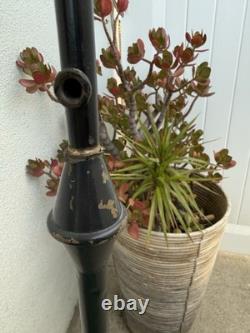 Vintage Wrought Iron Lantern Floor Candelabra