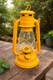 Vintage Yellow Lantern, Rustic Farmhouse Metal Lantern, Handmade Antique Hanging