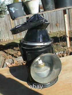Vintage and Rare Railroad Lantern with sliding lens's Red and Green 5 1/4 Tall