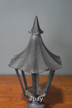 Vintage antique witches hat storybook light fixture Hanover Lantern Porch Gothic